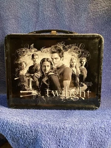 Fiambrera de metal Twilight The Cullens con termo y lata de novia de colección - Imagen 1 de 12