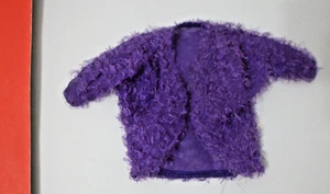 VTG PURPLE JACKET / TOP FIT 14" FURGA DOLL FASHION Doll clothes 1970'S - Picture 1 of 2