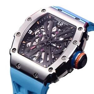 PAGANI DESIGN 1738 Watch Automatic Skeleton Watch For Men Sapphire Watches GIFT - Picture 1 of 22