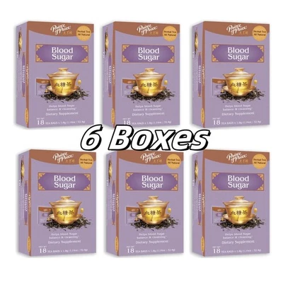 PRINCE OF PEACE Herbal Tea Bags（6 Boxes）Supporting Blood Sugar and Blood Pressure Balance