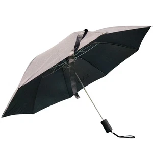 NOS Stromberg Umbrella KMT Medical Logo Black Polyester New With Tags 36" Canopy - Picture 1 of 19