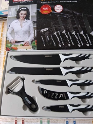 MESSERSET   SWISS LINE NNAKTERIENFREI  6 TEILIG - Bild 1 von 2