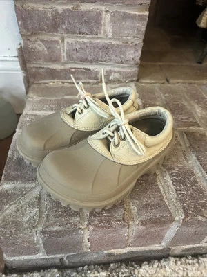 Crocs Axle Islander All Terrain Boat Shoes Leather Duck Size Men’s 3 Women’s 5 - Image 1 of 4