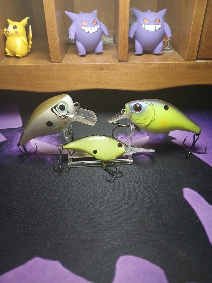 Crankbaits nuevos. Lote de 3. Nunca usado. Berkley y Rapala.  Foto 1 de 4