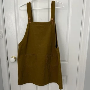 Princess Highway Denim Pinafore Dress Sz16 - Picture 1 of 3