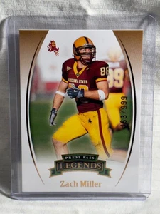 2007 Press Pass Legends Zach Miller #463/999 - Bild 1 von 3