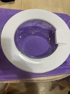 Bush WMDF612W Washing Machine Genuine Spare Part - Door Assembly Inc Back Plate - Picture 1 of 9