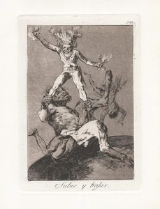 Francisco de Goya Plate 56 From Los Caprichos Etching Grabado - Picture 1 of 1