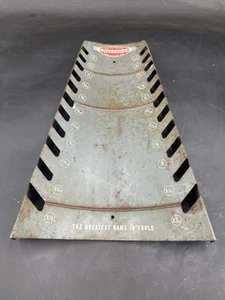 Vintage 1950er Handwerker 11 Stufen Schraubenschlüssel Halter Wandhalterung Präsentationsständer Sigy - Bild 1 von 5