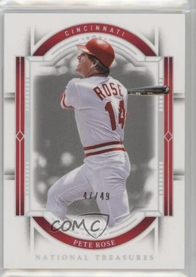 2024 Panini National Treasures Holo Silver /49 Pete Rose #25 - Image 1 of 2