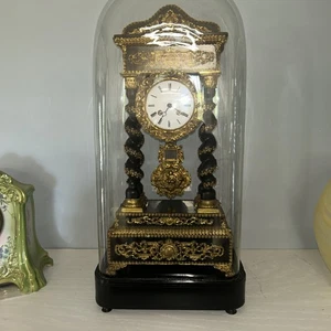 Napoleon 111 / Ebonisiertes Holz N Zunftbronze / funktionstüchtig - Bild 1 von 13