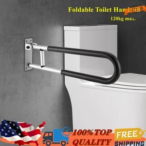 Bathroom Toilet Handrail Grab Bars Safety Hand Rail For Seniors Elderly Disabled - Foto 1 di 15
