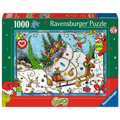 The Grinch 1000 Piece Puzzle Ravensburger - Image 1 of 4