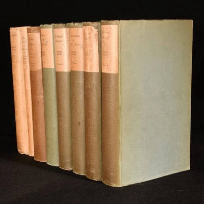 1919-1925 8vol A Collection of Volumes by George Moore Limited Edition Signed - Image 1 of 4