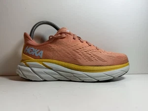 HOKA ONE ONE CLIFTON 8 ARANCIONE SCARPE DA GINNASTICA RUNNING TAGLIA UK - Foto 1 di 8
