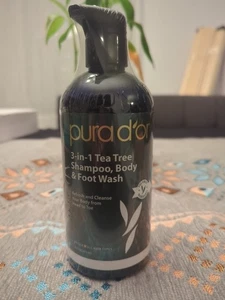 Pura d'OR 16 Oz 3-in-1 Teebaum Shampoo, Körper- & Fußwaschmittel, Shampoo - Ganzkörper  - Bild 1 von 2