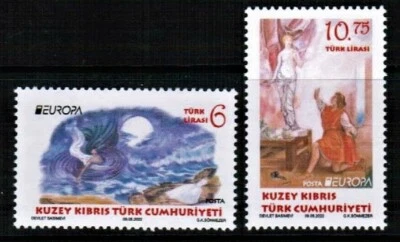 2022 - TURKISH CYPRUS - EUROPA - STORIES AND MYTHS - UMM - Image 1 of 4
