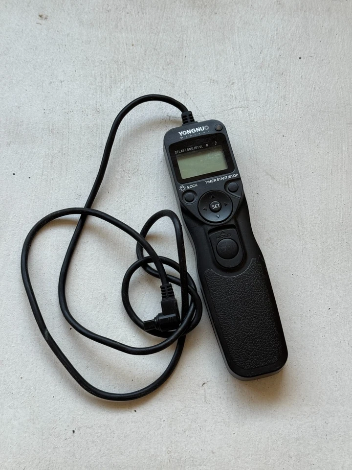 Yongnuo MC-36B para cámaras Sony Minolta temporizador control obturador cable remoto Foto 1 de 3