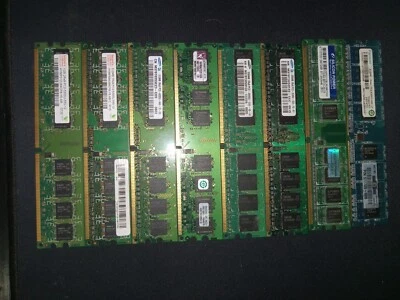 Laptop DDR2 Random RAM sticks Qty 8 - Image 1 of 2