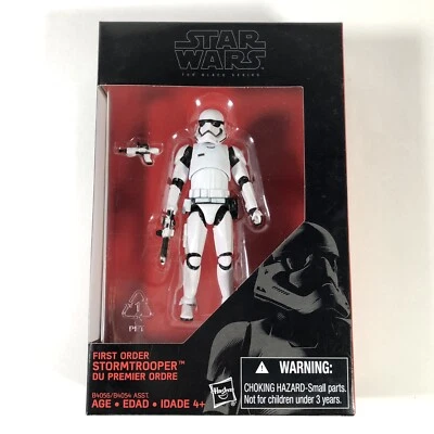 星球大战黑色系列第一订单 STORMTROOPER 可动人偶沃尔玛独家 — 第 1/4 张图片
