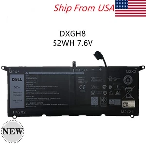 NEW Genuine DXGH8 Battery For Dell XPS 13 9370 9380 Series H754V 0H754V 52WH - Picture 1 of 11