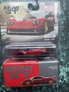 CHASE Mini GT Pagani Zonda F Rosso Dubai (Blister Packaging) 382 RARE EXCLUSIVE - Picture 1 of 6