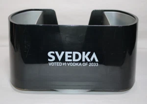 πΈ Svedka Bar Napkin & Straw Holder Caddy β Black & Gray β Durable Plastic - Picture 1 of 10