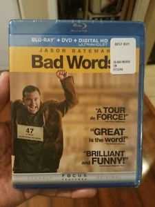 Bad Words (Blu-ray/DVD/DigitalHD 2014, 2-Disc Set) Brand New Still Sealed - Imagen 1 de 2
