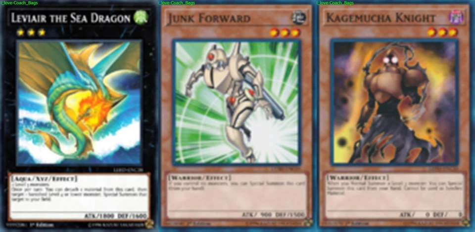 Leviair the Sea Dragon Fusion:2 Level 3 monsters, Junk Forward, Kagemucha Knight - Image 1 of 1