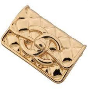 CHANEL Brooch B23K Matelasse bag motif Gold Metal BNIB NEW - Picture 1 of 13