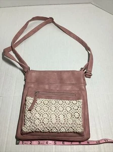 Bandolera Claire’s, Rosa, Talla Mediana, Bolsillos, Encaje - Imagen 1 de 4