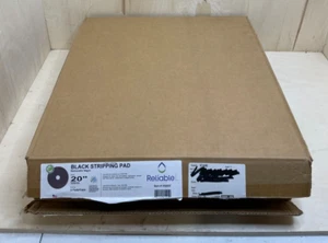 5 Pads Reliable Brand Black Stripping Pads 20" 508mm V02057 - Picture 1 of 5