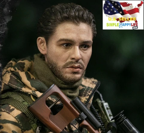 1/6 male head Jon Snow soldier for 12" figure phicen hot toys worldbox ❶USA❶ Cover