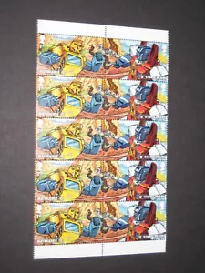 2022 - Transformers: Bumblebee & Starscream Block of Ten Stamps - Picture 1 of 1