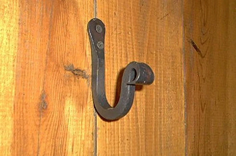 Abrigo de hierro forjado bata sombrero gancho forjado por PCBS B#8 feliz de hacer trabajo personalizado Foto 1 de 1