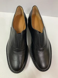 Neu im Karton Robert Clergerie 595 $ Bennie schwarze Leder-Plateauschuhe Größe 39 US 8,5 - Bild 1 von 14