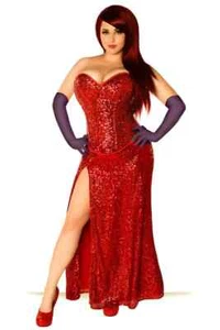 Daisy Corsets Top Drawer Miss Jessica Sequin Corset Gown - Picture 1 of 3