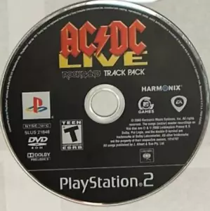 AC/DC Live RockBand Track Pack Sony PlayStation 2 PS2 - solo disco - Foto 1 di 1