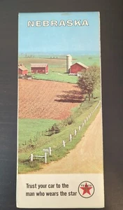 Straßenkarte Texaco Nebraska 1966 Vintage - Bild 1 von 2