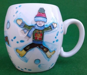 MOORCROFT - SCHNEEENGEL - PROBEBECHER IN FASSFORM - HELEN DALE. - Bild 1 von 15