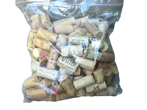 114 pieces Used Wine Corks Recycled no synethetics regular size crafts - Picture 1 of 3