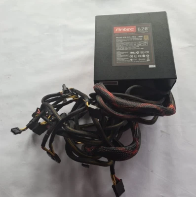 Antec HCG-620M 620W High Current Gamer Power Supply Unit - 24 Pin Connector - Image 1 of 4
