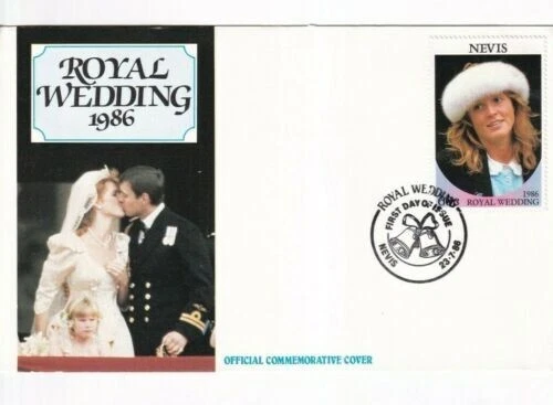 Nevis 1986 Royal Wedding FDC Nevis Special cancel unaddressed VGC - Image 1 of 1