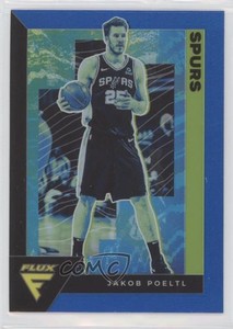 2020-21 Panini Flux Light Blue Prizm Jakob Poeltl #161