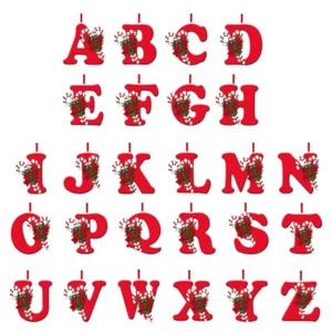 1PC Christmas Tree Decoration Pendant, 26 Letter Ornaments for - Picture 1 of 29