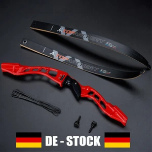 Bogenschießen 66 Zoll Takedown Recurve Bogen Jagd Ziel 20-40lbs Erwachsene - Bild 1 von 14
