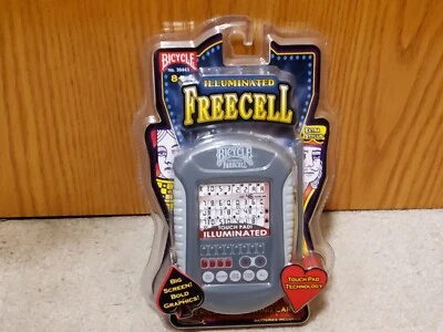 Bicicleta Freecell Iluminado Touch Pad Eletrônico Portátil Jogo de Cartas Selado NISP - Imagem 1 de 4