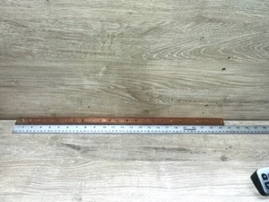 Copper Ground Busbar 1/4”x 7/8"x 23 1/2” Busbar Power Distribution Salvage B2 - Picture 1 of 8