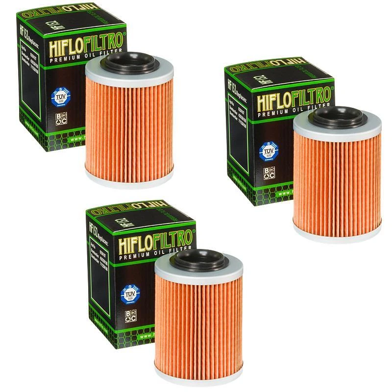 Hiflofiltro Oil Filter 3 Pack Aprilia ETV 1000 RST 1000 SL 1000 Tuono - Image 1 of 1