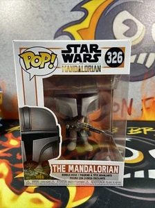 Funko POP! Star Wars The Mandalorian Vinyl Bobble Figure - THE MANDALORIAN #326 - Picture 1 of 3